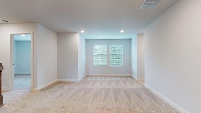 142 Post Oak Dr, Jackson, GA 30233 - spare room with light colored carpet, recessed lighting, and baseboards