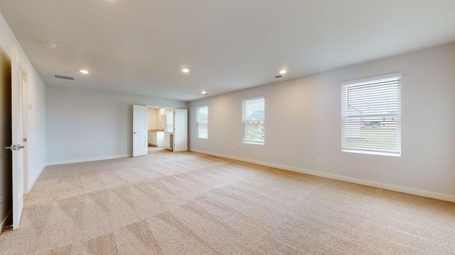 142 Post Oak Dr, Jackson, GA 30233 - unfurnished room with recessed lighting, light colored carpet, and baseboards