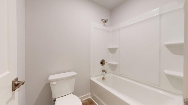 142 Post Oak Dr, Jackson, GA 30233 - full bath with toilet, bathtub / shower combination, and baseboards