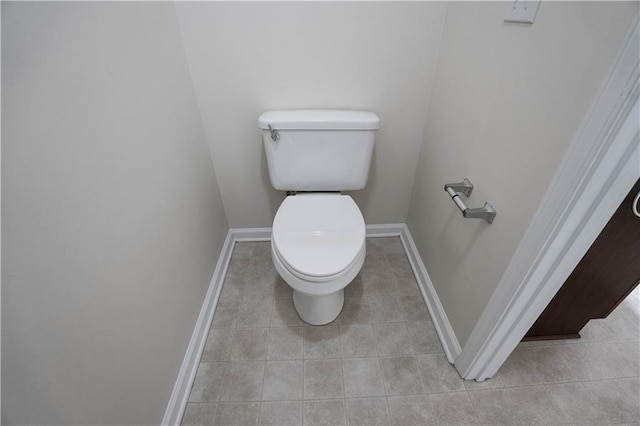 bathroom featuring toilet