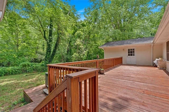 view of deck