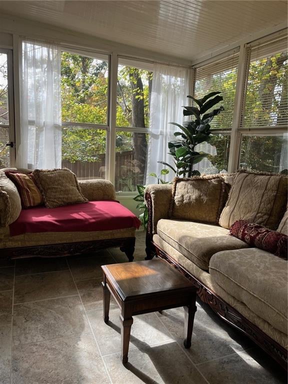 sunroom / solarium with a wealth of natural light
