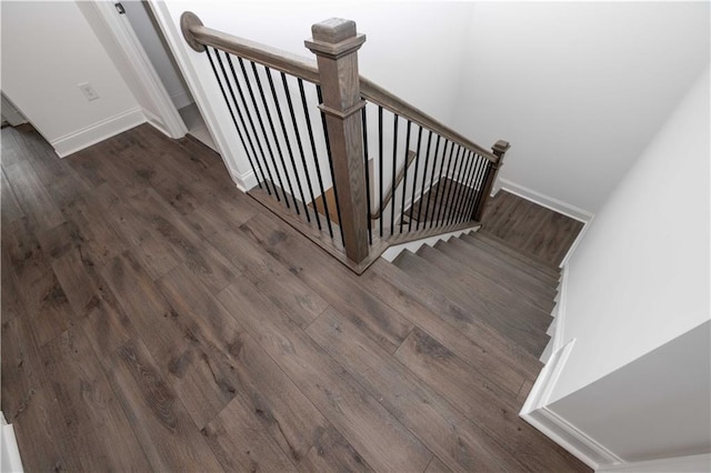 816 Dodd Trl S Unit 172, Buford, GA 30518 - stairway with wood finished floors and baseboards