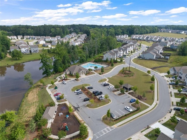5755 Turnstone Trl, Flowery Branch, GA 30542 - aerial view of property's location featuring nearby suburban area and a nearby body of water