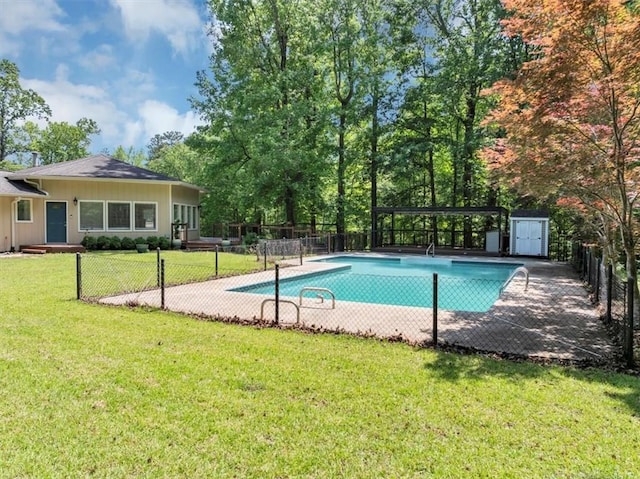 view of pool