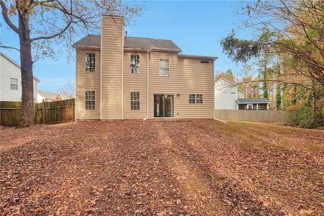 view of rear view of property