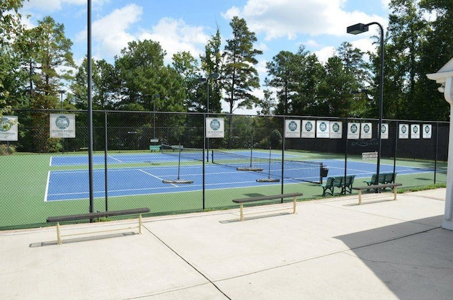 view of sport court