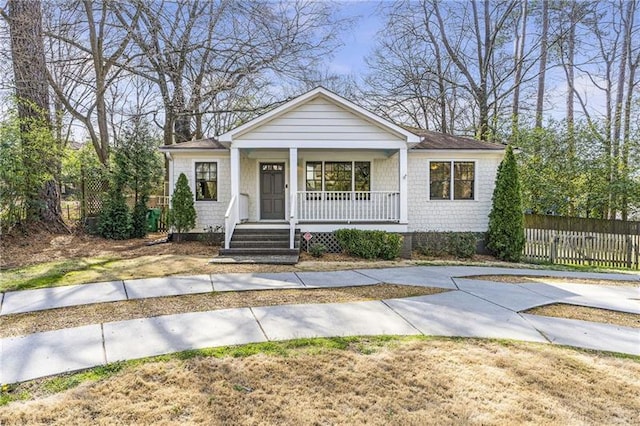 1631 Dresden Dr NE, Brookhaven, GA 30319 - view of front of house featuring covered porch