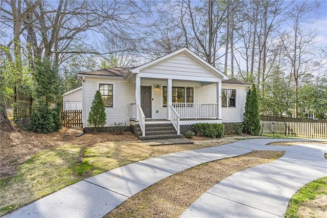 1631 Dresden Dr NE, Brookhaven, GA 30319 - view of front of home featuring covered porch