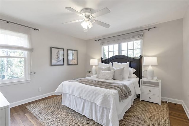 1631 Dresden Dr NE, Brookhaven, GA 30319 - bedroom with wood finished floors and ceiling fan