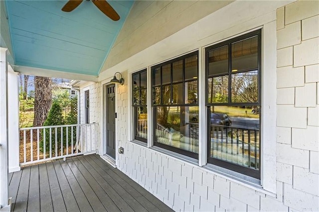 1631 Dresden Dr NE, Brookhaven, GA 30319 - porch with a ceiling fan
