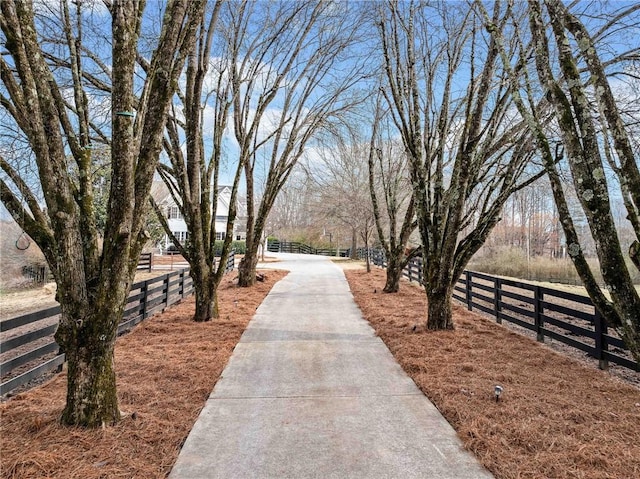 surrounding community featuring fence
