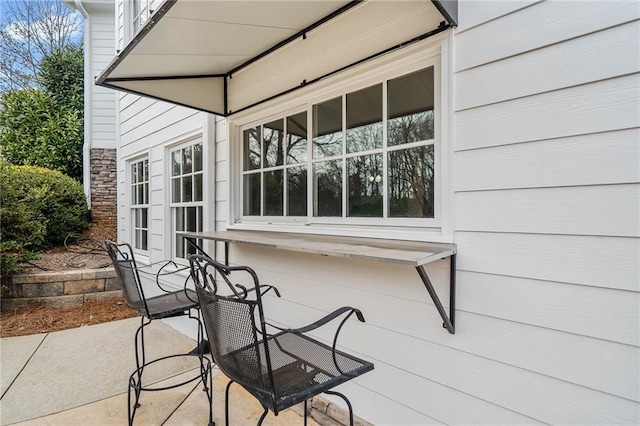 view of patio