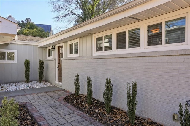 view of home's exterior featuring a patio area