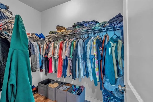 2066 Patterson Park Rd, Decatur, GA 30033 - walk in closet featuring wood finished floors