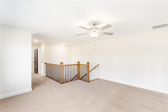 102 Red Oak Ln, Carrollton, GA 30116 - carpeted empty room featuring recessed lighting and ceiling fan