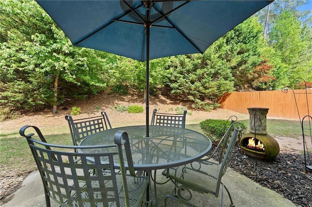 525 Roland Manor Dr, Dacula, GA 30019 - view of patio with outdoor dining space