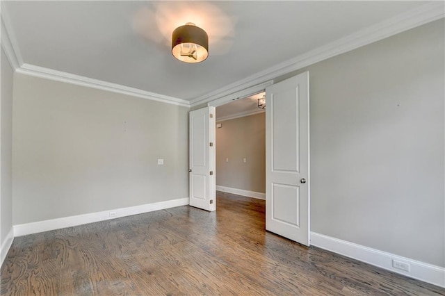 3910 Cameron Ct, Cumming, GA 30040 - unfurnished room featuring crown molding, wood finished floors, and baseboards