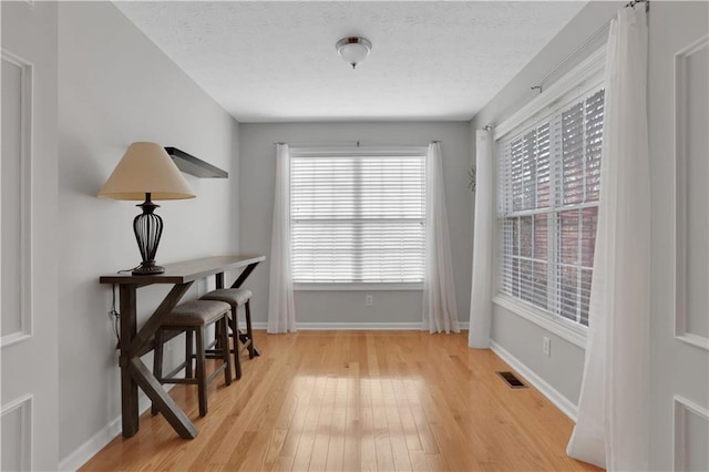 207 Amaranth Ct, Ball Ground, GA 30107 - office space with wood finished floors and a textured ceiling