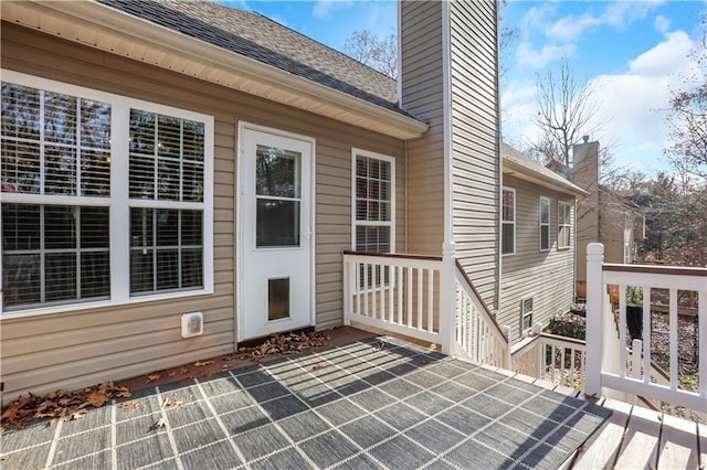 207 Amaranth Ct, Ball Ground, GA 30107 - view of wooden terrace