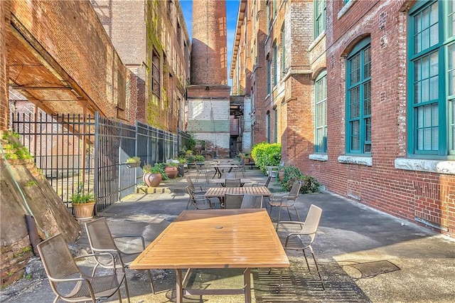 view of home's community featuring a patio area