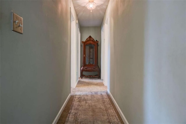 1137 Eagles Nest Cir, Carrollton, GA 30116 - hallway with carpet flooring and baseboards