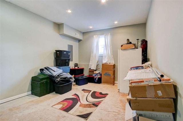 1137 Eagles Nest Cir, Carrollton, GA 30116 - rec room featuring carpet and recessed lighting