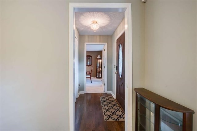 1137 Eagles Nest Cir, Carrollton, GA 30116 - hall with wood finished floors and baseboards