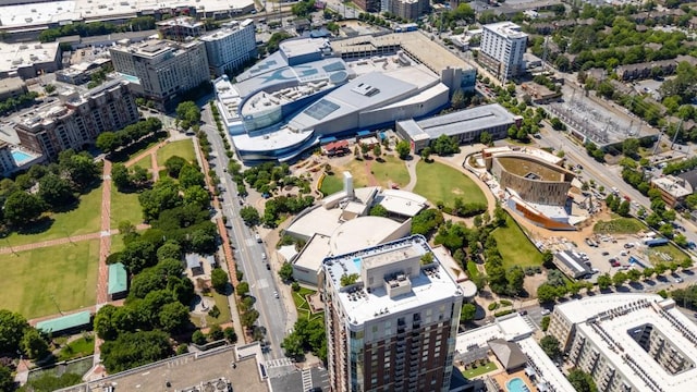 285 Centennial Olympic Park Dr NW Unit Ph2-7, Atlanta, GA 30313 - aerial view of property and surrounding area with nearby urban area