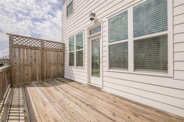 view of deck