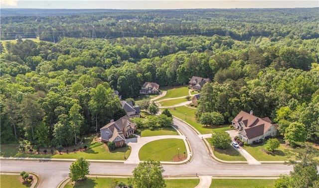 9742 Fallview Ct, Villa Rica, GA 30180 - drone / aerial view of a heavily wooded area