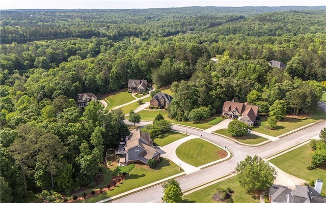 9742 Fallview Ct, Villa Rica, GA 30180 - aerial view of property's location featuring a heavily wooded area