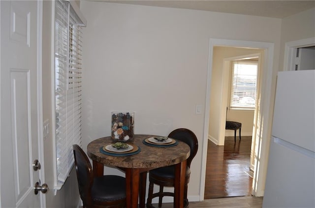 4940 Pinefield Dr, Macon, GA 31206 - dining room with wood finished floors and baseboards