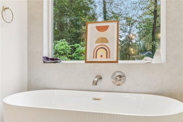 bathroom with a bathing tub