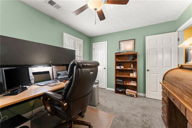 1083 Wash Lee Dr SW, Lilburn, GA 30047 - office featuring a ceiling fan and light carpet
