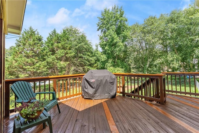 1083 Wash Lee Dr SW, Lilburn, GA 30047 - wooden deck featuring area for grilling