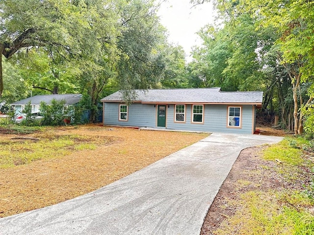 view of ranch-style house