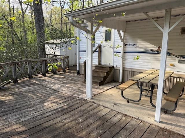 view of deck