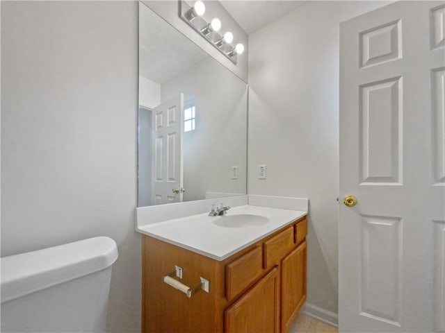 full bathroom with vanity, a textured ceiling, toilet, and shower / washtub combination