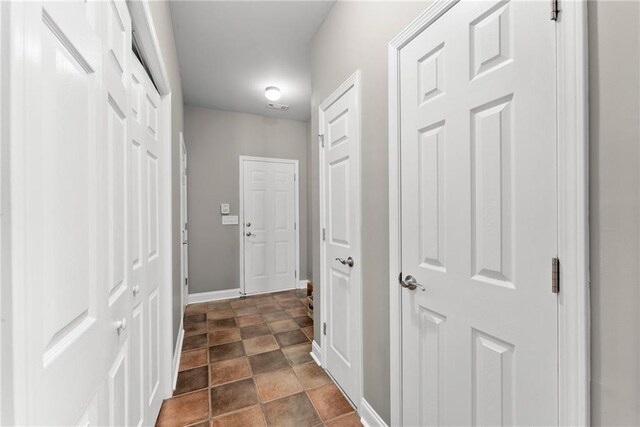 hall with baseboards