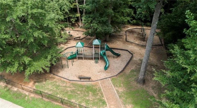 view of play area