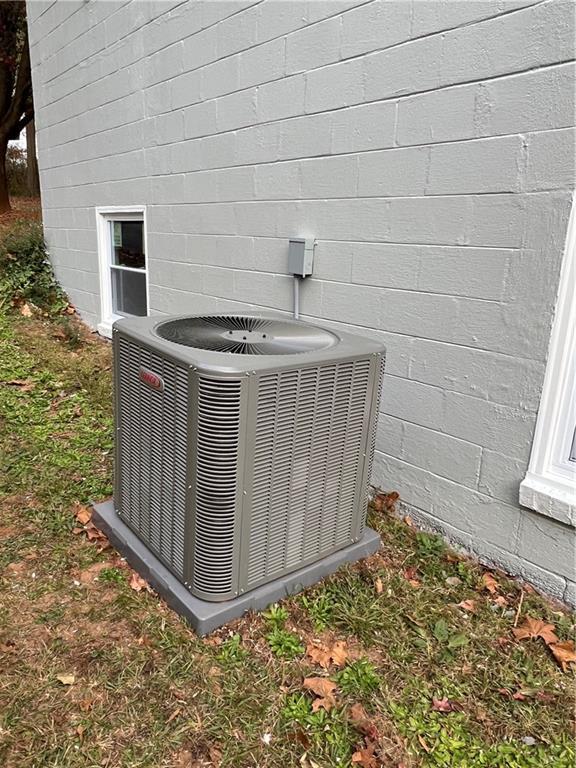 exterior details featuring central air condition unit