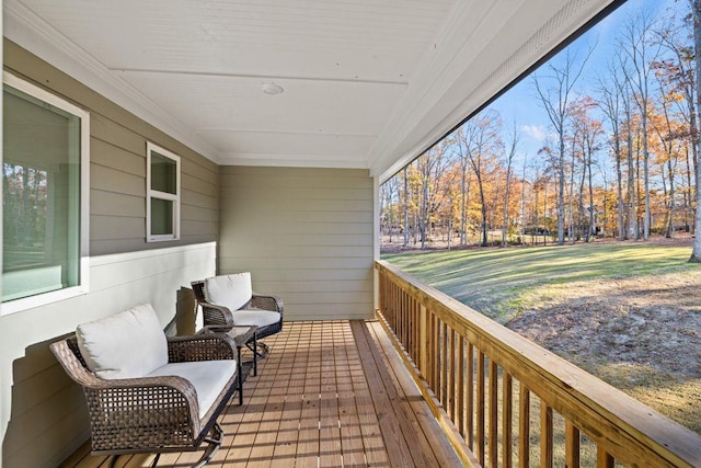 69 Saint Ives Cir, Winder, GA 30680 - view of wooden deck