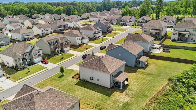 birds eye view of property featuring a residential view