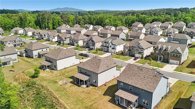birds eye view of property featuring a residential view