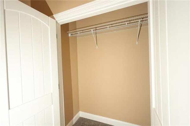 view of closet