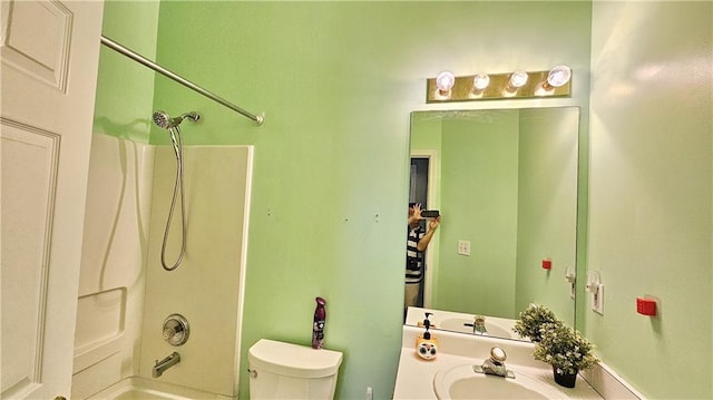 2233 Hansford Pass, Buford, GA 30519 - full bathroom featuring shower / bathtub combination and vanity
