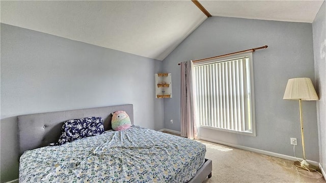 2233 Hansford Pass, Buford, GA 30519 - bedroom with vaulted ceiling and carpet