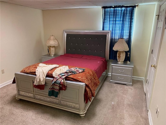 bedroom featuring carpet floors