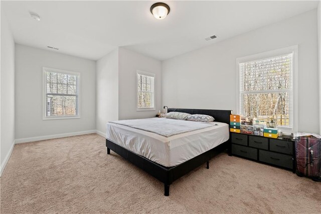 6240 Merrill View Ln, Alpharetta, GA 30004 - carpeted bedroom featuring multiple windows
